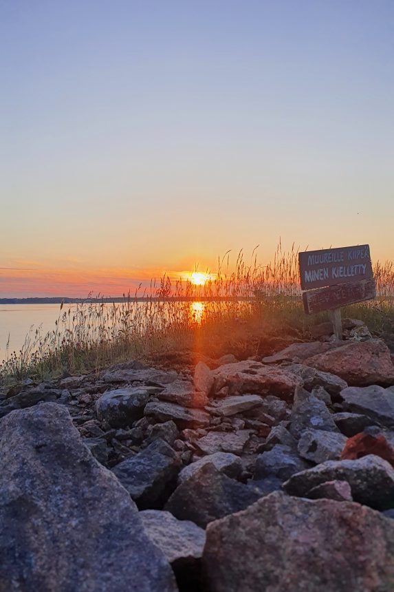 Auringonlasku Hankoniemi