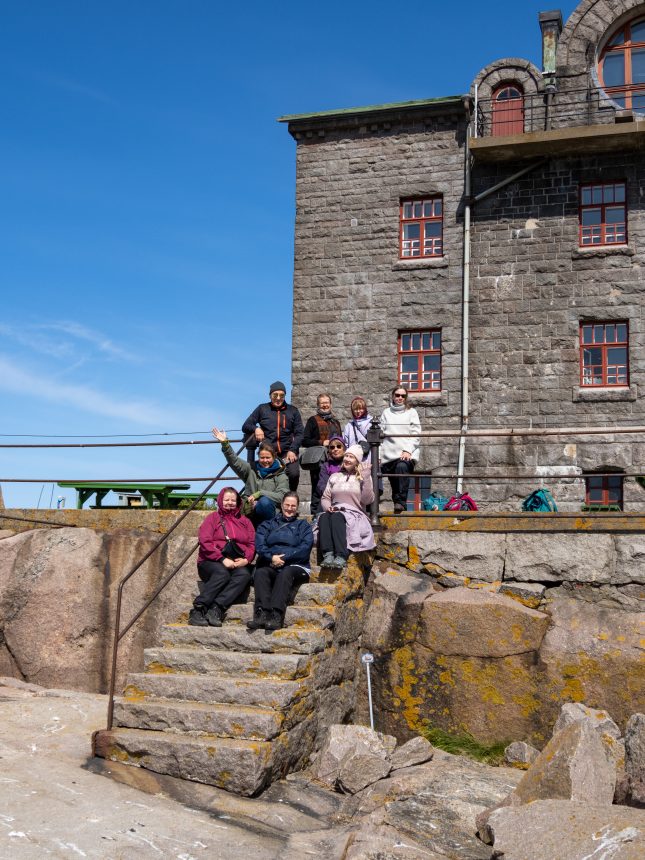 Retkiryhmä (kuva Nathalie Vaittinen)