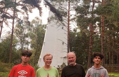 Talkooviikko 31: 31.7.-4.8.2024. Kirsti, Ari, Omar ja Yasin