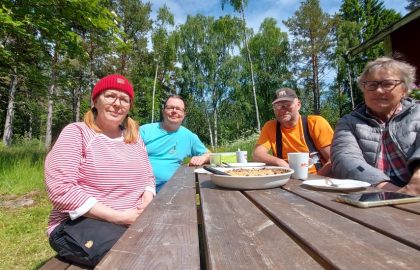 Talkooviikko 25 eka osa: Outi, Mira, Kimmo ja Hannu