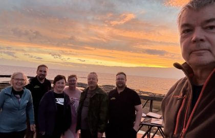 Talkooviikko 39  Anne, Kirsi, Kari sekä radioamatöörit Anne, Juha, Jari ja Panu