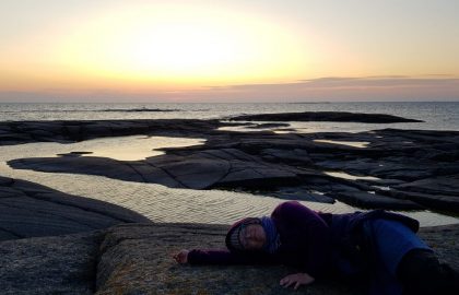 Ellu ja auringonlasku