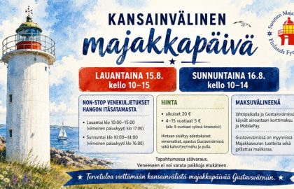 KV Majakkapäivä Gustavsärn 15.-16.8.2026