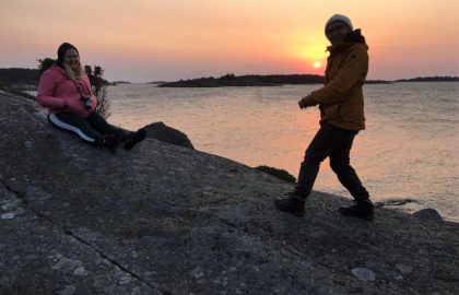 Iloista iltaruskoa