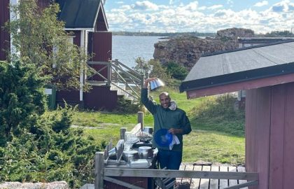 Tervehdys tiskauspisteeltä, kuva Pauli
