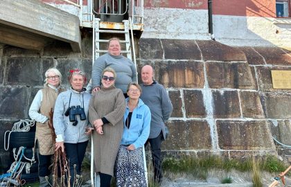 Talkooviikko 38 Esa, Satu, Maija, Ann-Helen, Tuula S-S ja Tuula R.