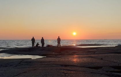 sunset camping SE
