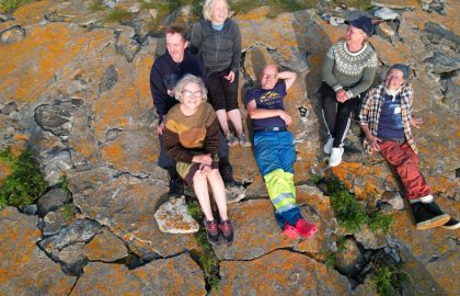 Strömmingsbådan talkoot viikonloppu 16-18.8.2024, Jaana, Hannu, Anne, Toni, Marjut ja Tuula