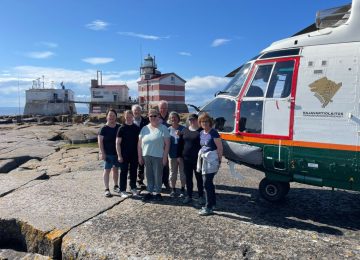 Talkooviikko 34, Henri, Elina, Kirsi, Anne, Vuokko, Heli, Terhi, Jorma